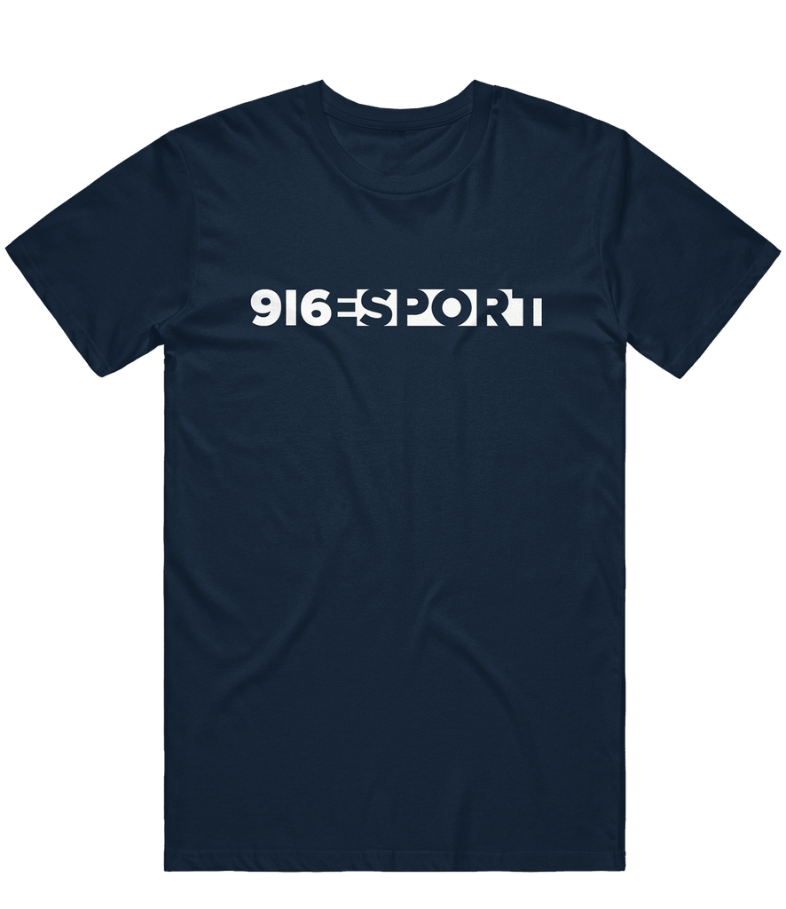9I6 Esports Text Tee - Navy - ARMA - T-Shirt