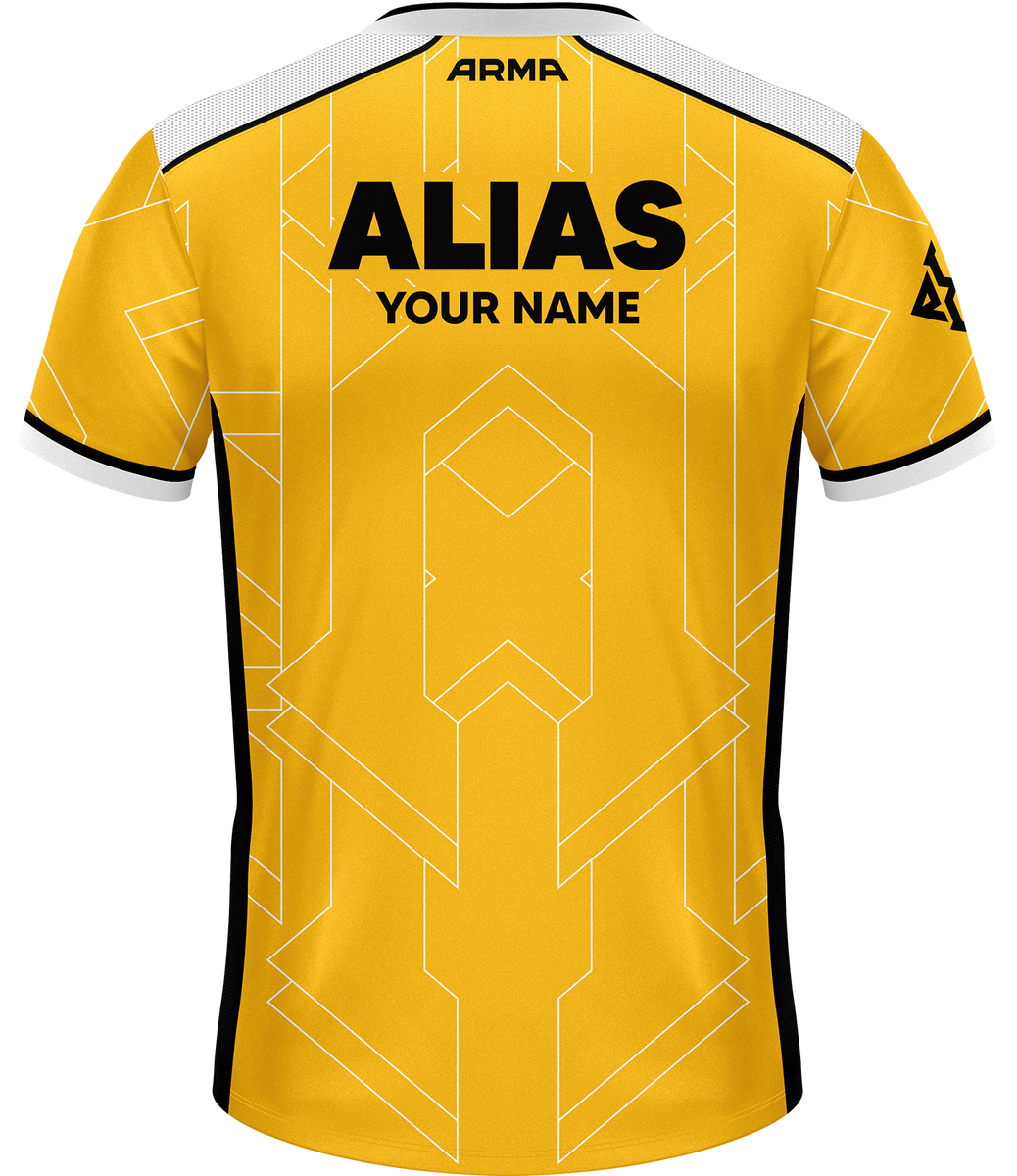 Exceed ELITE Jersey - Yellow - Custom Esports Jersey by ARMA