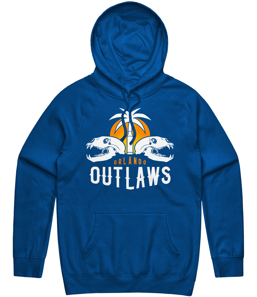 Orlando Outlaws Logo Hoodie - Blue