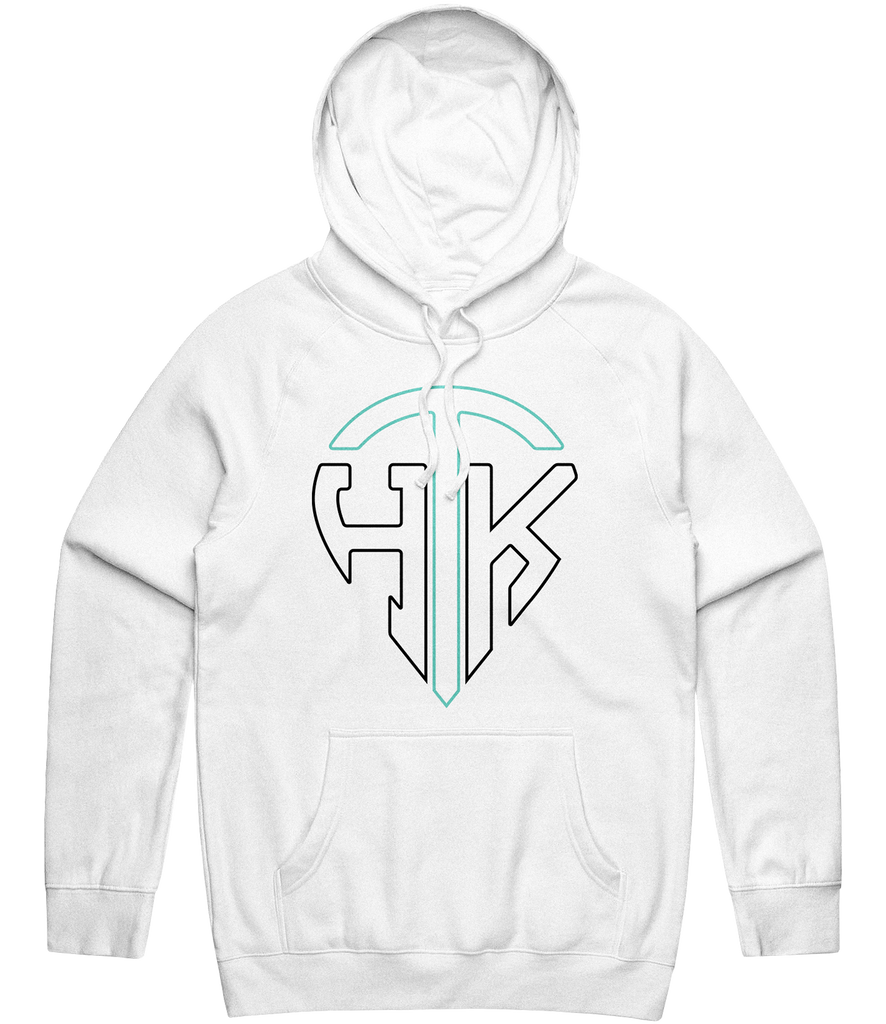 Hard To Kill Outline Hoodie - White