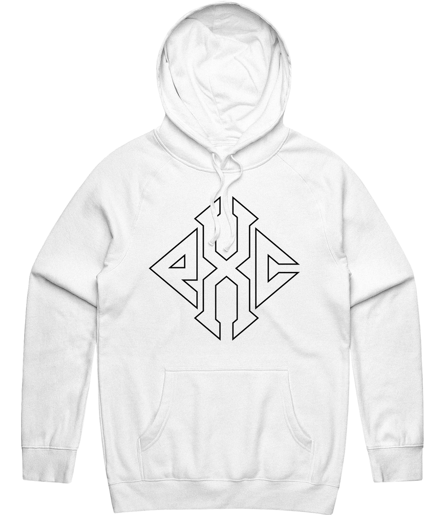 Exceed Outline Hoodie - White