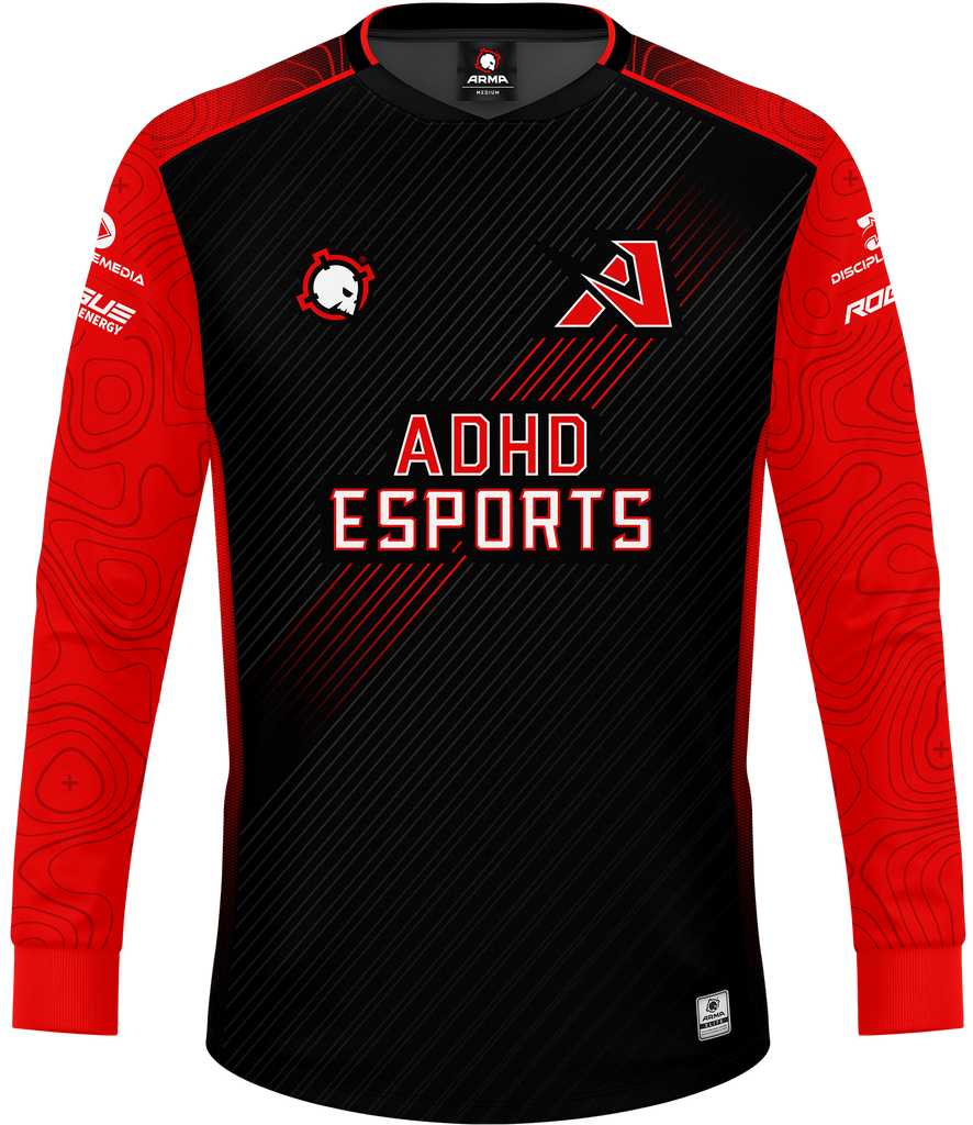 ADHD ELITE Long Sleeve Jersey - Black