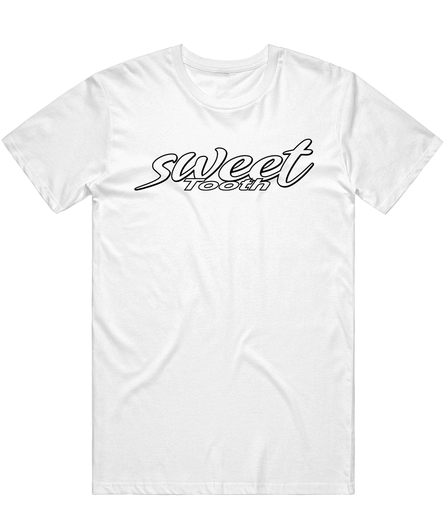 Sweet Tooth Text Tee - White