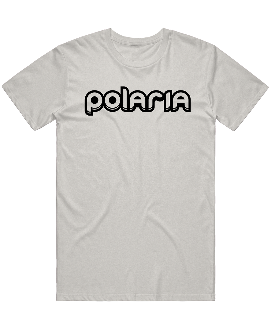 Polaria Text Tee - Light Grey