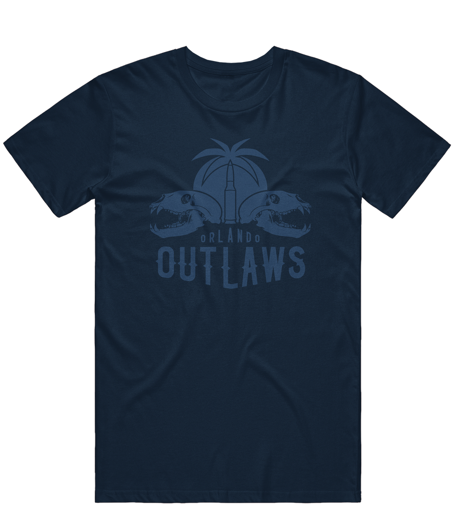Orlando Outlaws Logo Tee - Navy