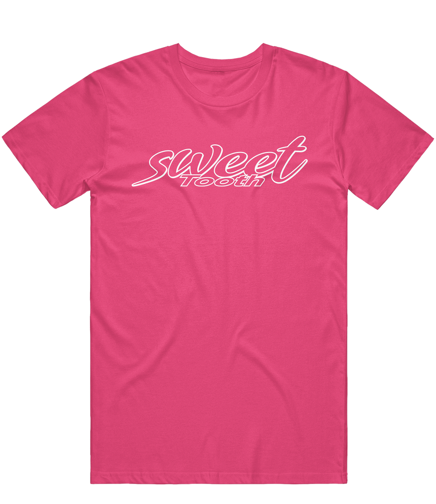 Sweet Tooth Text Tee - Pink