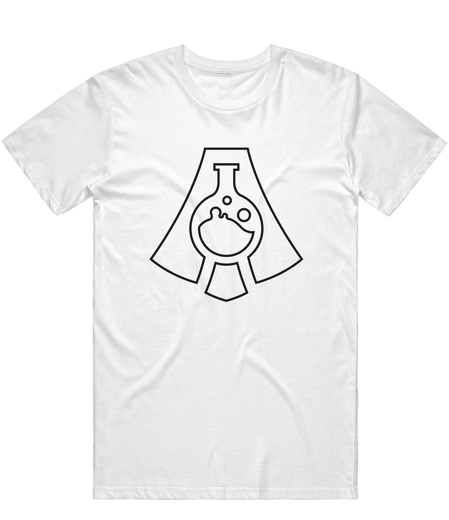 ACID Outline Tee - White - ARMA - T-Shirt