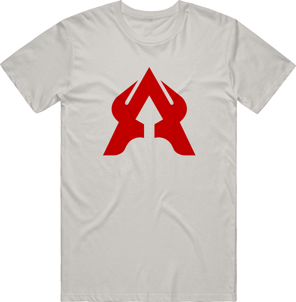 Acy Logo Tee - Grey - ARMA - T-Shirt