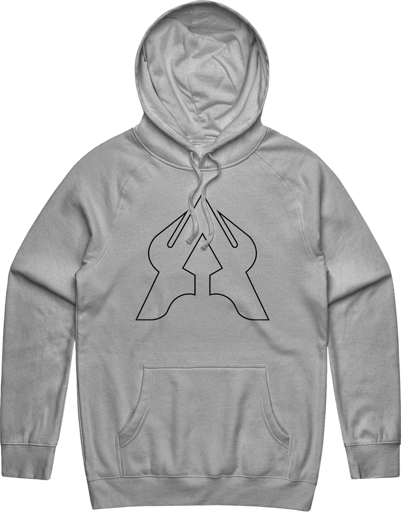 Acy Outline Hoodie - Grey - ARMA