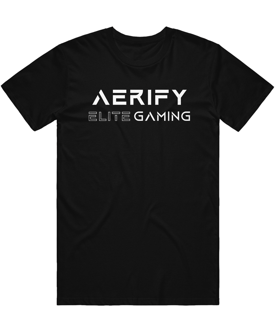 Aerify Text Tee - Black - ARMA
