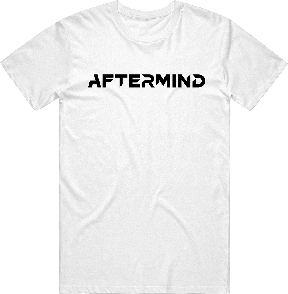 Aftermind Text Tee - White - ARMA - T-Shirt