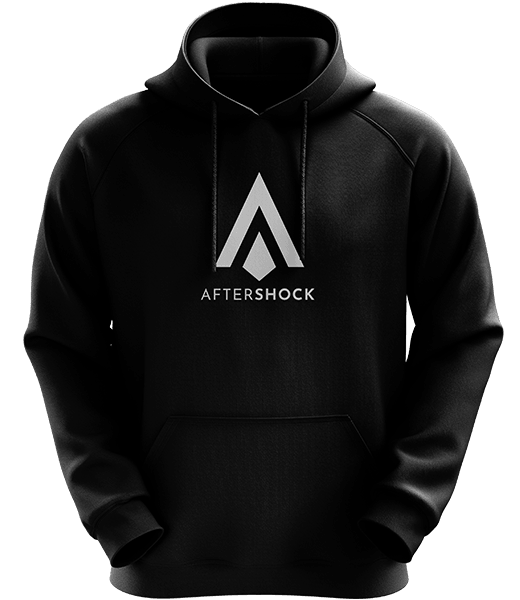 Aftershock Logo Hoodie - Black - ARMA - Hoodie