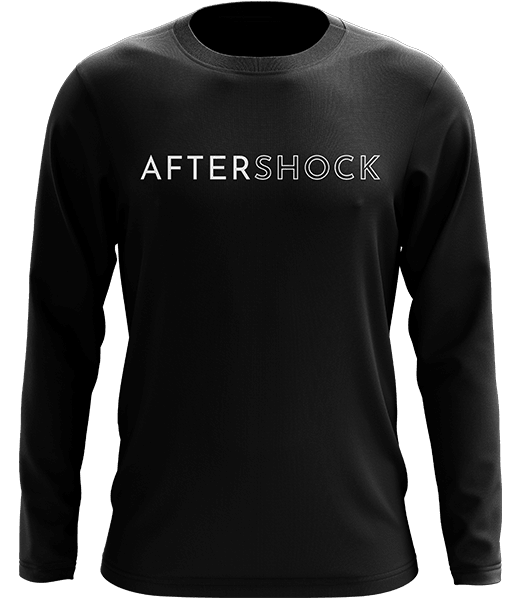 Aftershock Text Crewneck - Black - ARMA - Sweater
