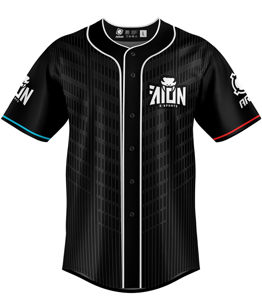 AION Baseball Jersey - Black - ARMA - Baseball Jersey