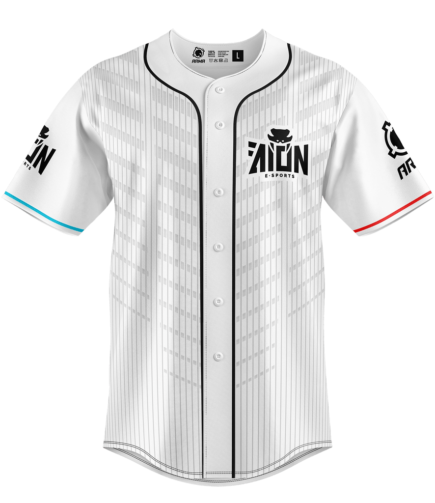 AION Baseball Jersey - White - ARMA - Baseball Jersey