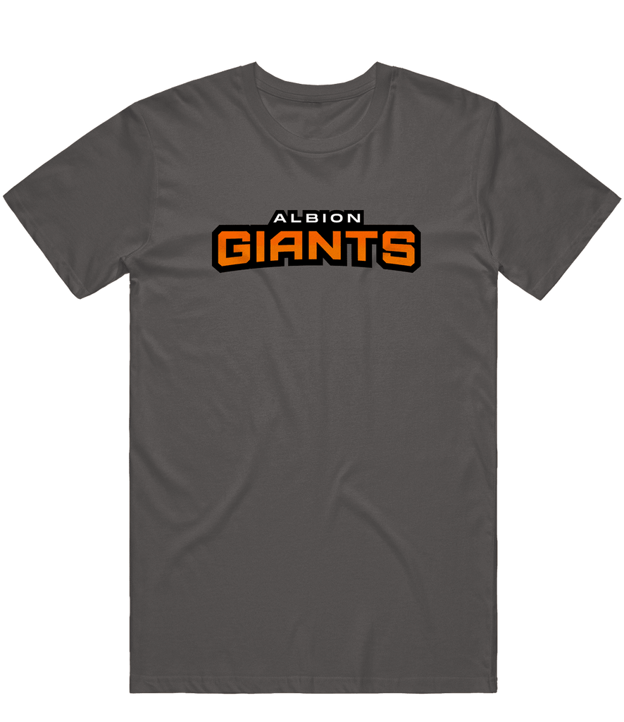 Albion Giants Text Tee - Charcoal - ARMA