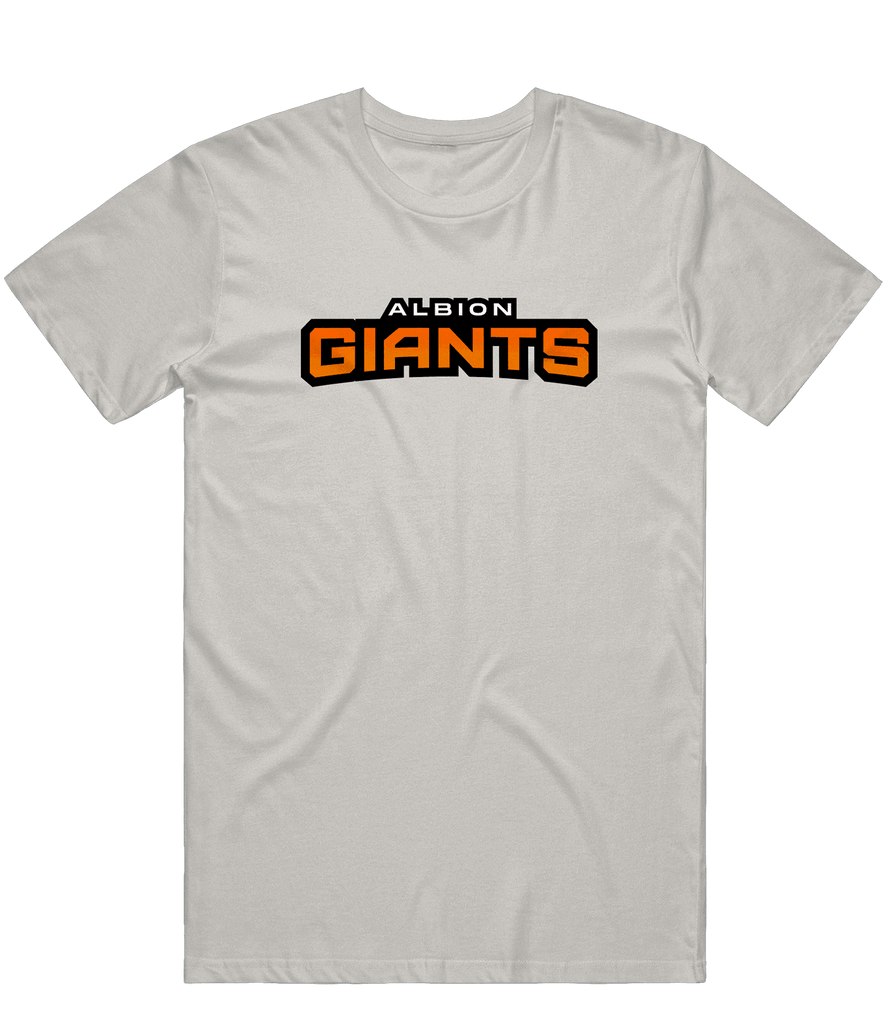 Albion Giants Text Tee - Light Grey - ARMA