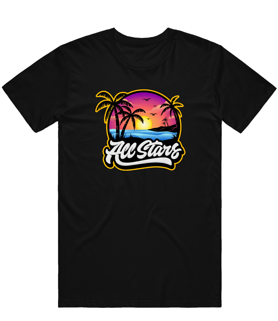 All Stars Summer Sunrise Tee - Black - ARMA