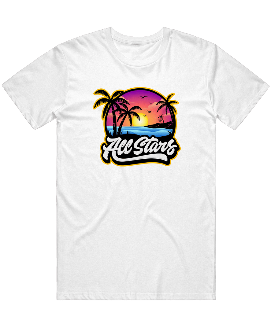All Stars Summer Sunrise Tee - White - ARMA