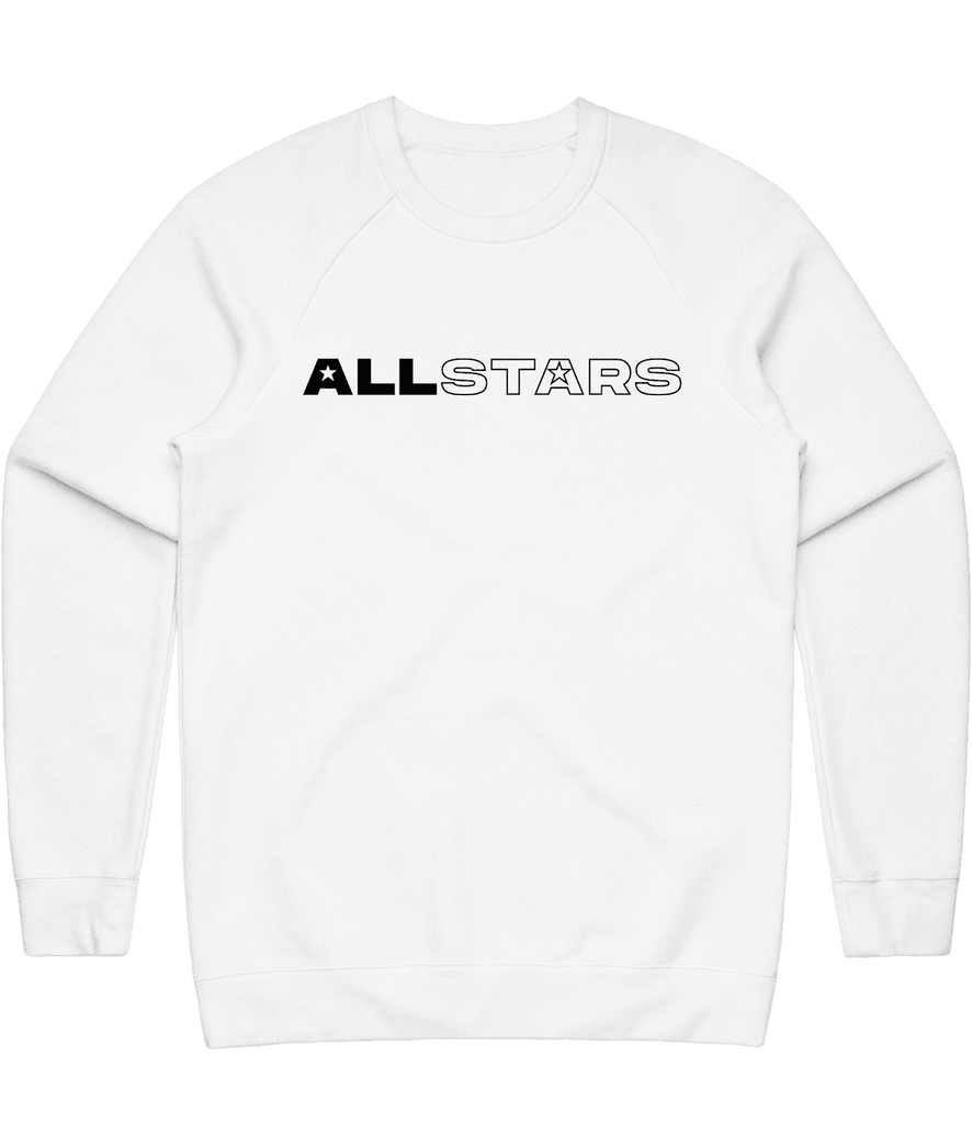 All Stars Text Crewneck - White - ARMA