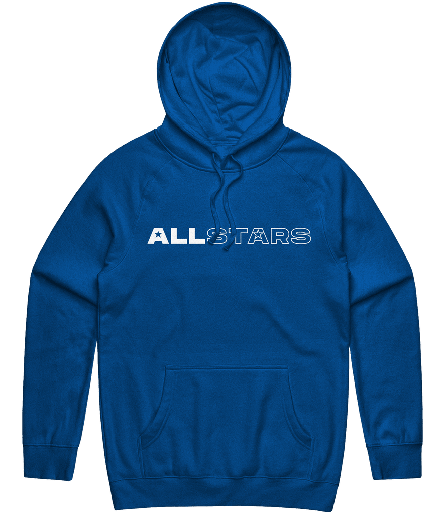 All Stars Text Hoodie - Blue - ARMA