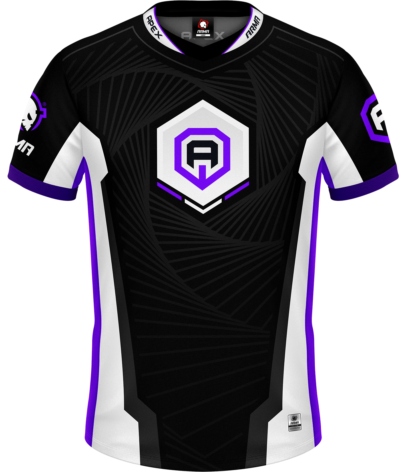 APEX ELITE Jersey - Black - Custom Esports Jersey by ARMA APEX ELITE Jersey - Black - Custom Esports Jersey by ARMA