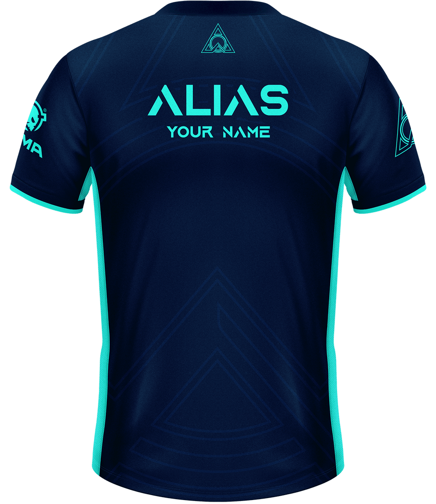 aqua blue jersey design