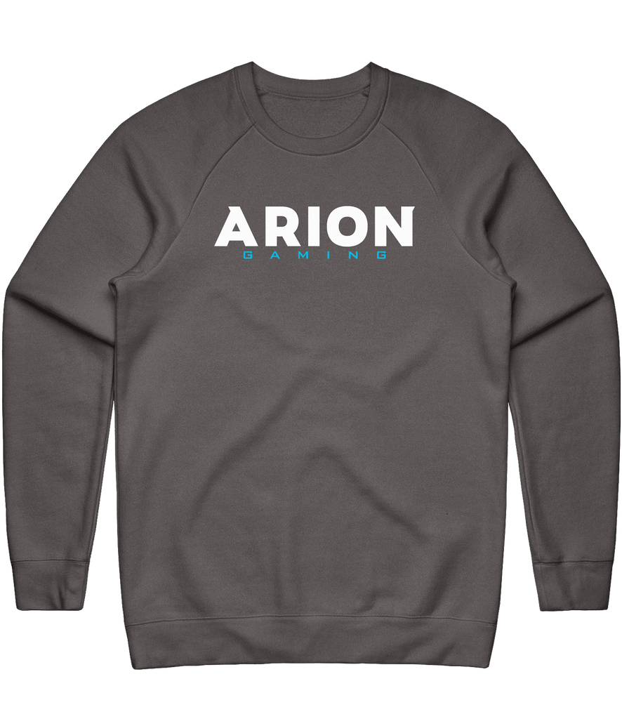 Arion Text Crewneck - Charcoal - ARMA - Sweater