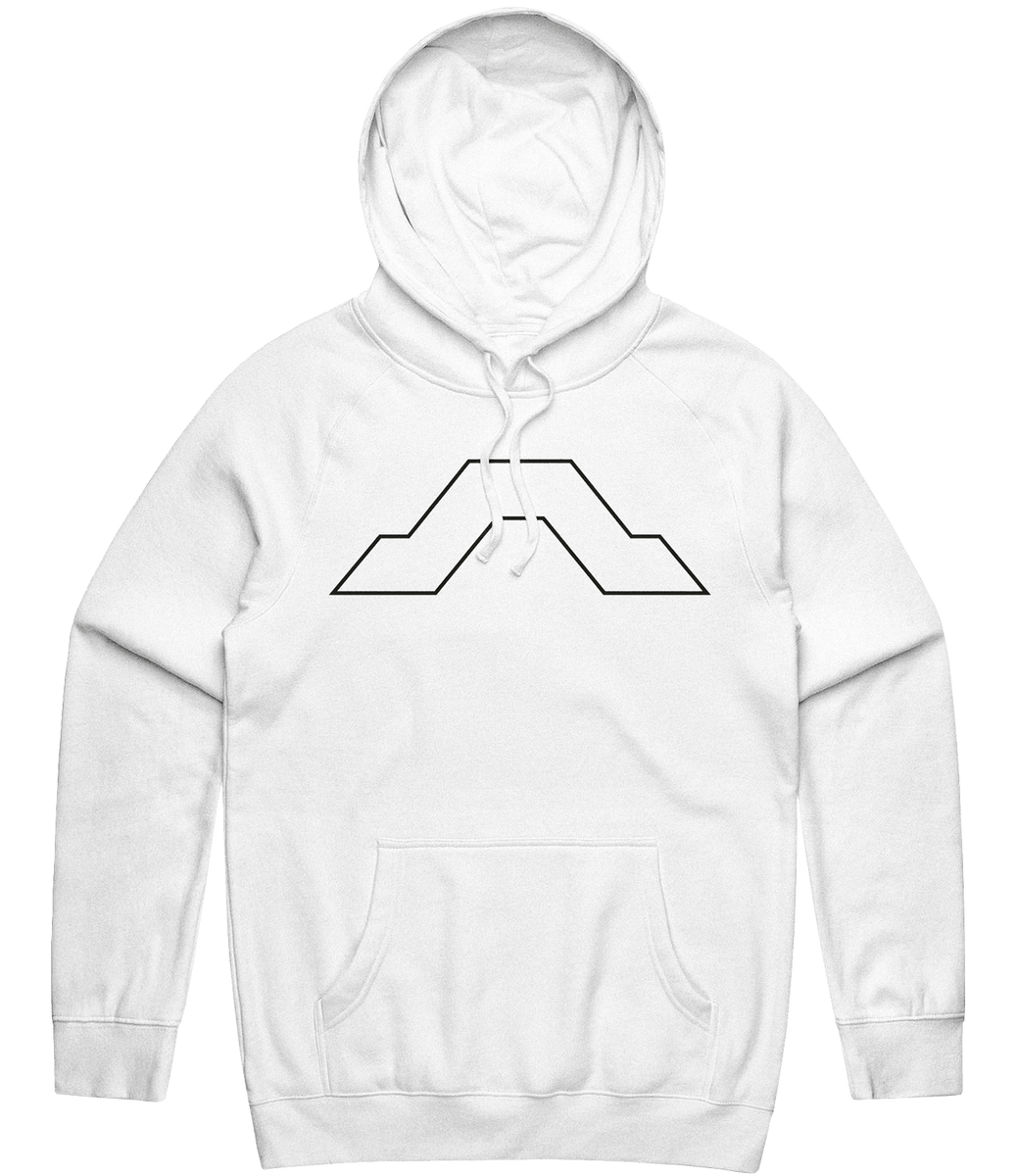 Arise Outline Hoodie - White - Custom Esports Jersey by ARMA