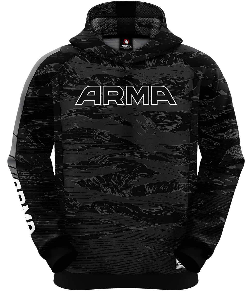 ARMA ELITE Hoodie - Black Camo - Custom Esports Jersey by ARMA