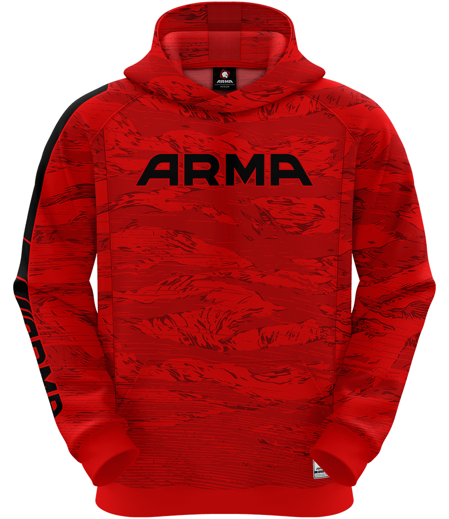 Under armour shop red camo hoodie