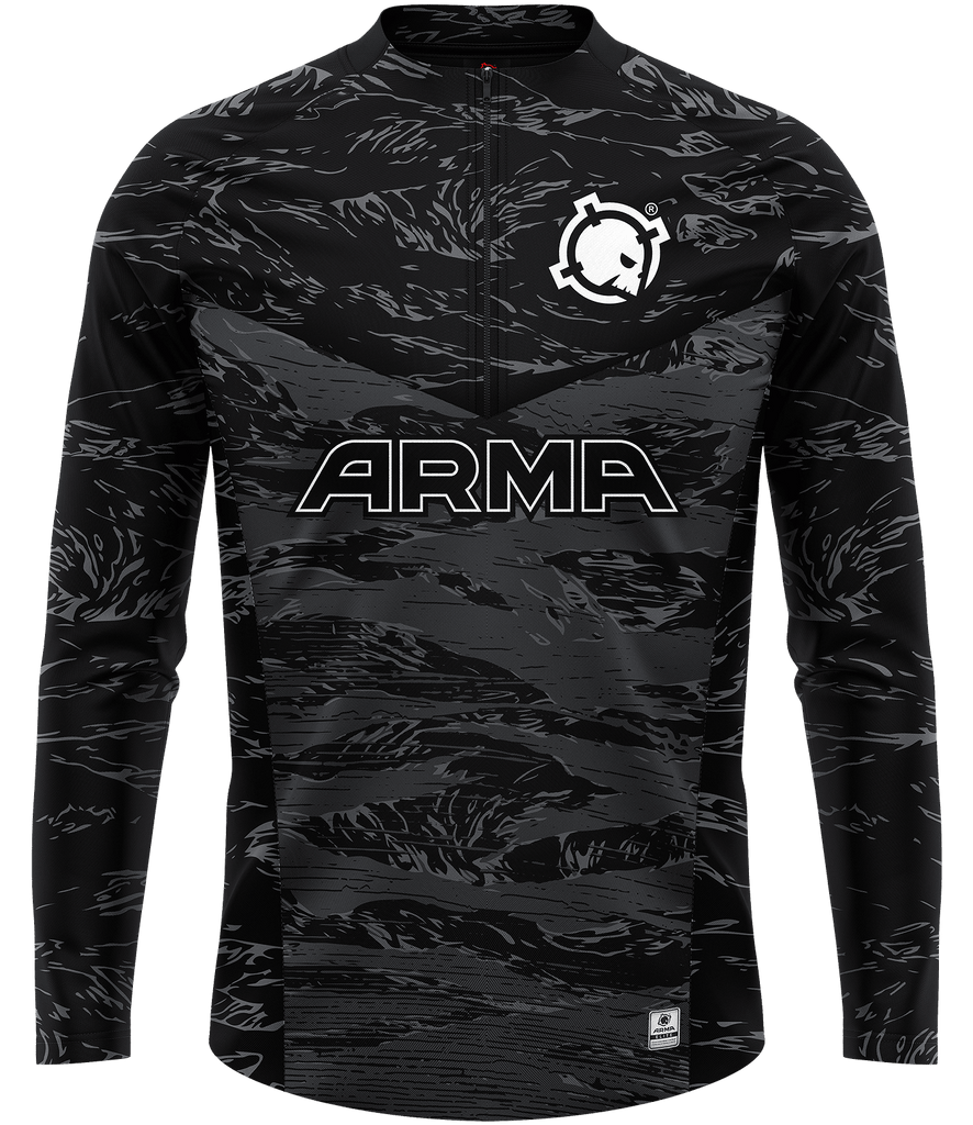 ARMA ELITE Quarter Zip - Black Camo - ARMA