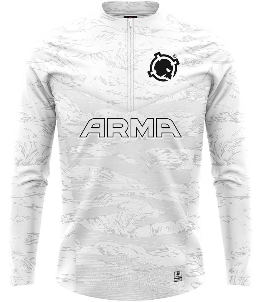ARMA ELITE Quarter Zip - White Camo - ARMA