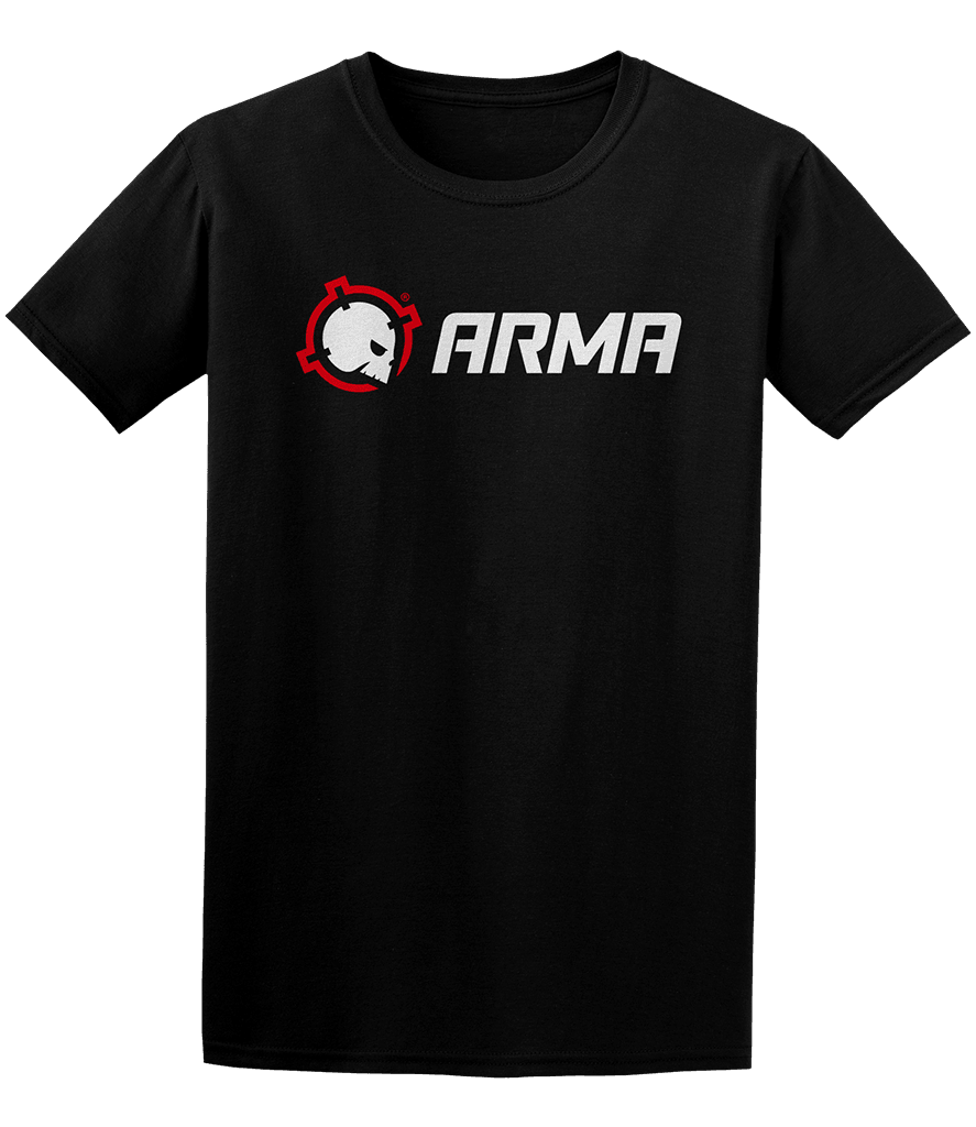 ARMA LOGO PREMIUM SHIRT - Black - ARMA - T-Shirt