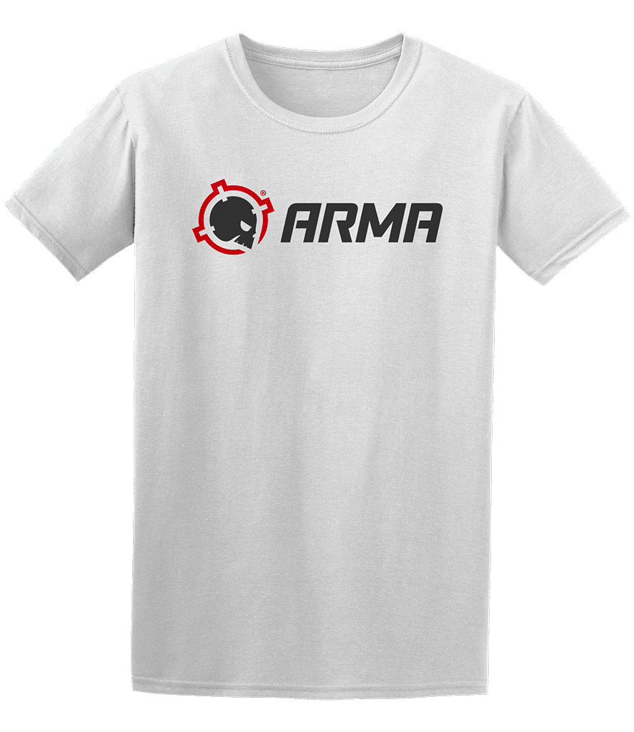 ARMA LOGO PREMIUM SHIRT - White - ARMA - T-Shirt