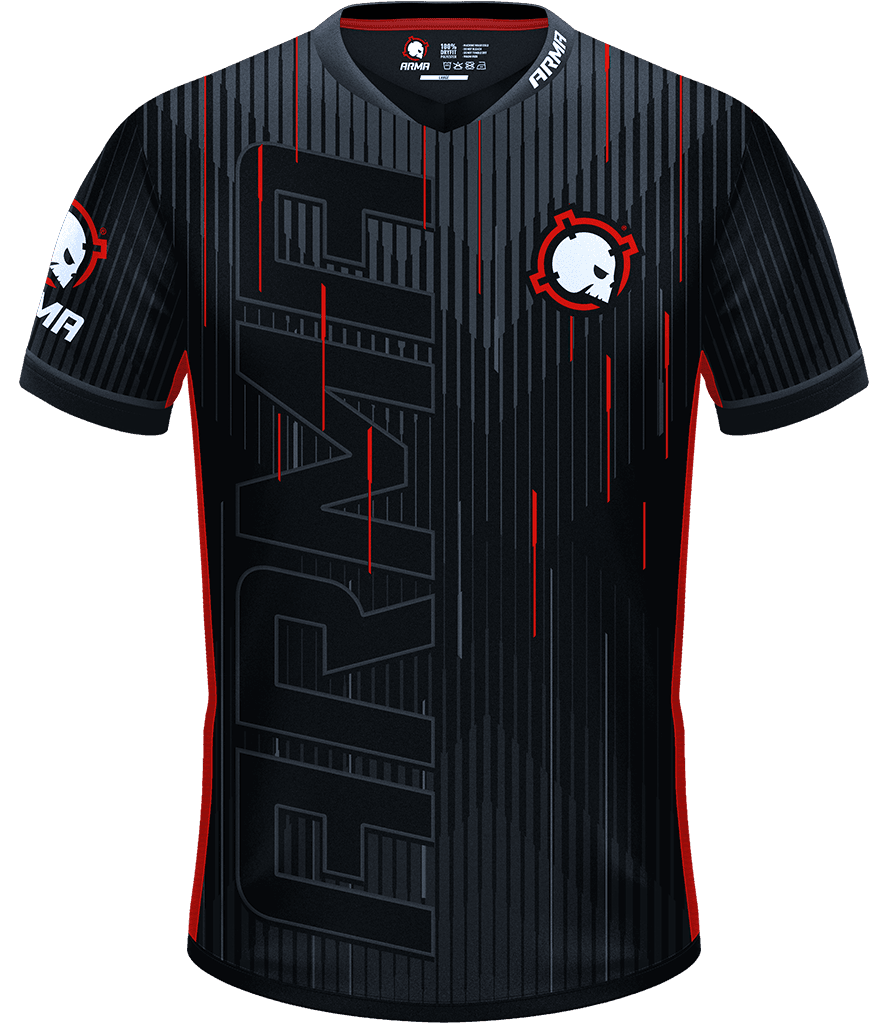 ARMA TEAM ELITE JERSEY - BLACK / RED - ARMA
