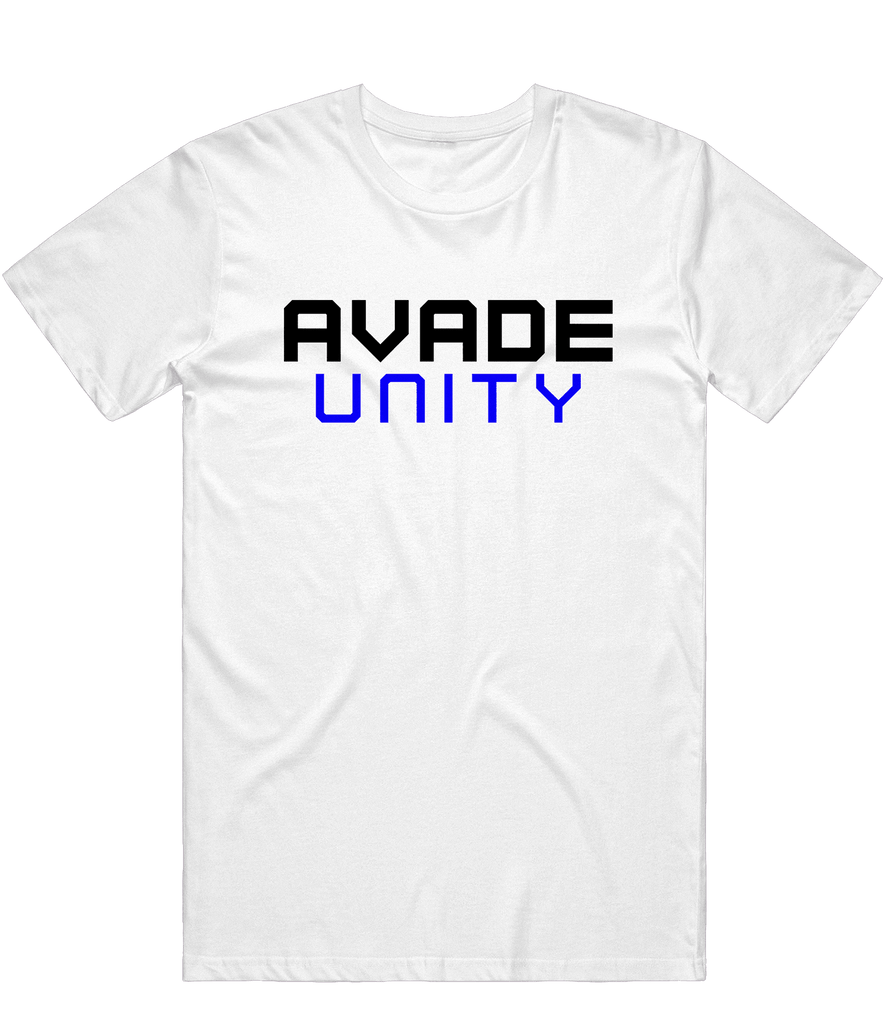 Avade Unity Text Tee - White - ARMA - T-Shirt