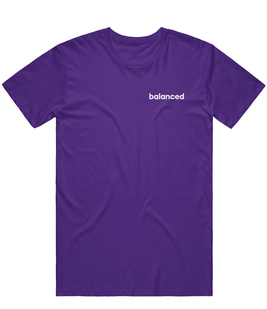 Balanced Icon Tee - Purple - ARMA - T-Shirt