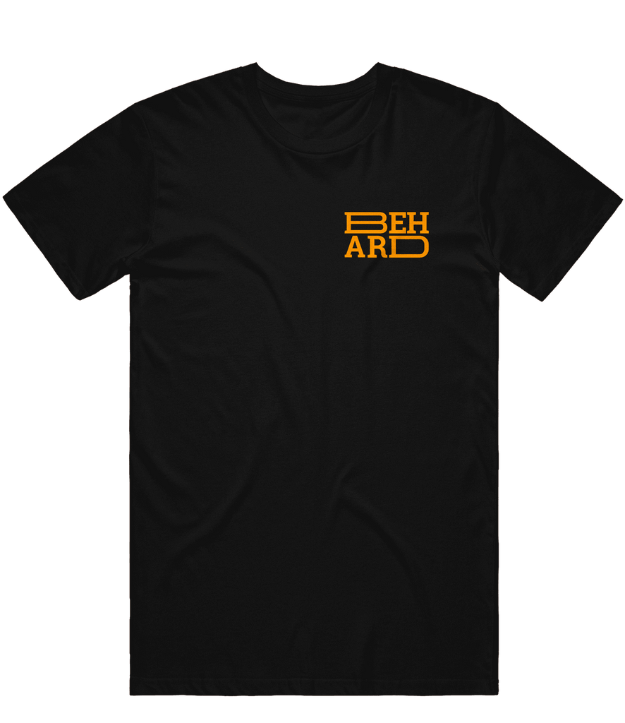 BeHard Text Tee - Black - ARMA - T-Shirt