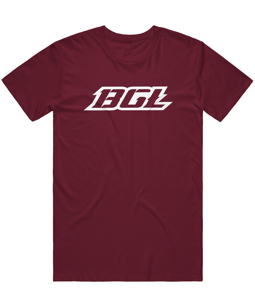 BGL Text Tee - Maroon - ARMA - T-Shirt