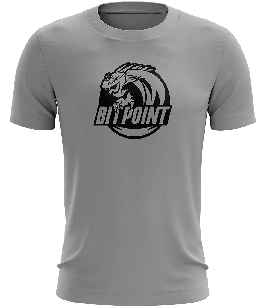 Bitpoint Logo Tee - Grey - ARMA - T-Shirt