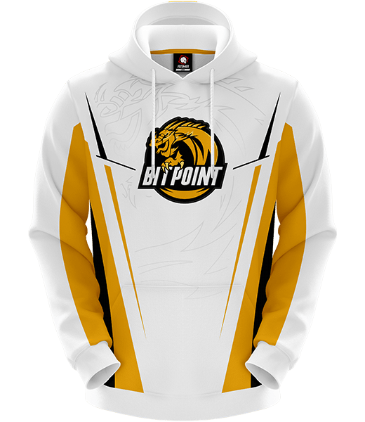 Bitpoint Pro Hoodie - White - ARMA - Pro Jacket