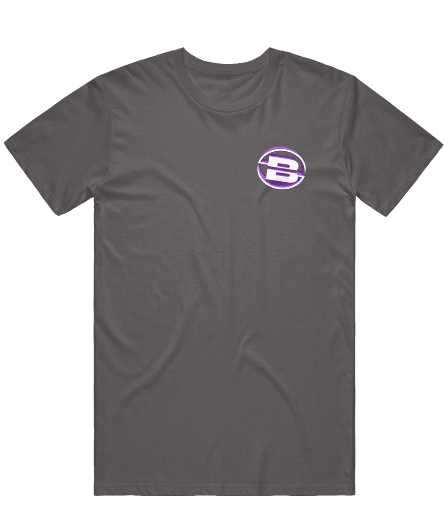 Blu HQ Icon Tee - Charcoal - ARMA - T-Shirt