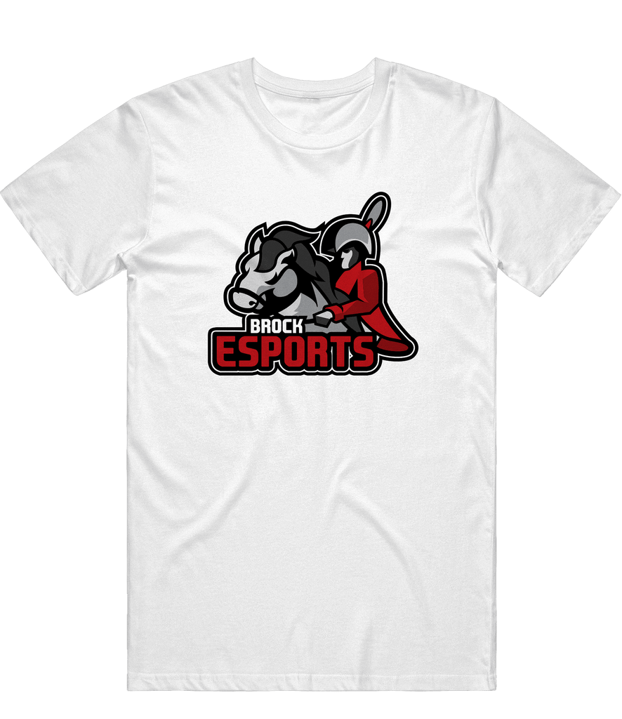 Brock Logo Tee - White - ARMA