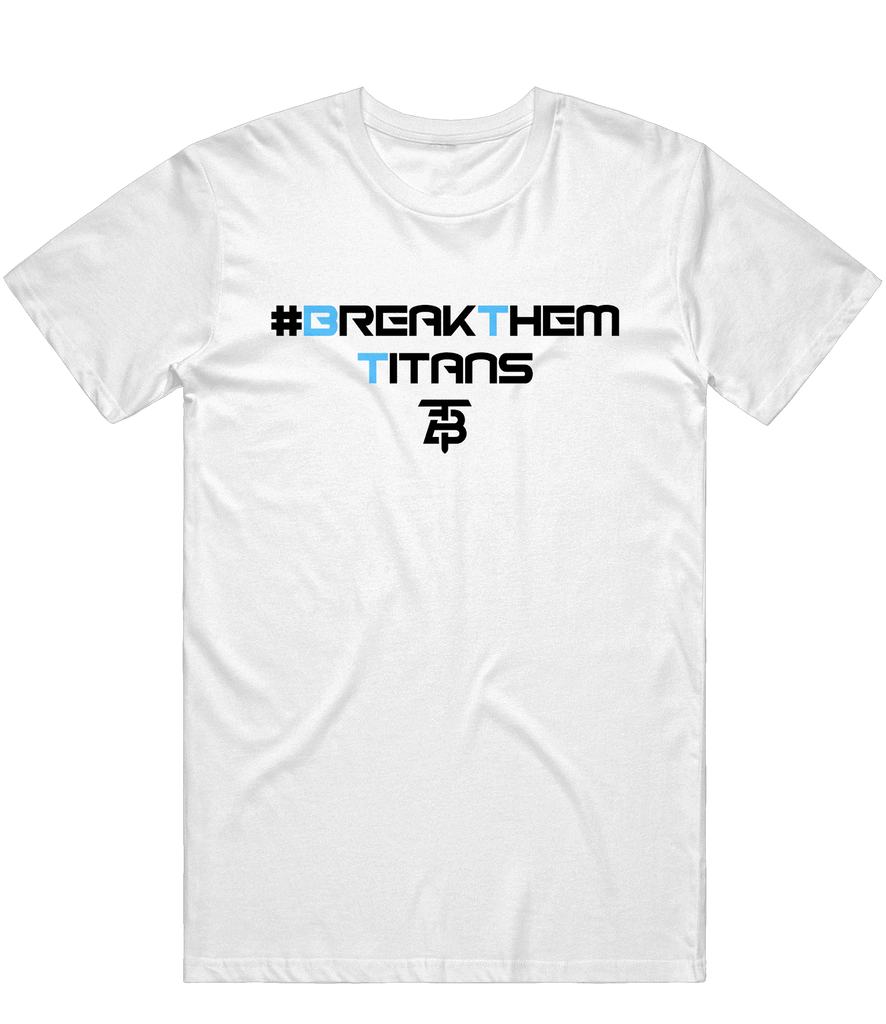 BTITANS Text Tee - White - ARMA - T-Shirt