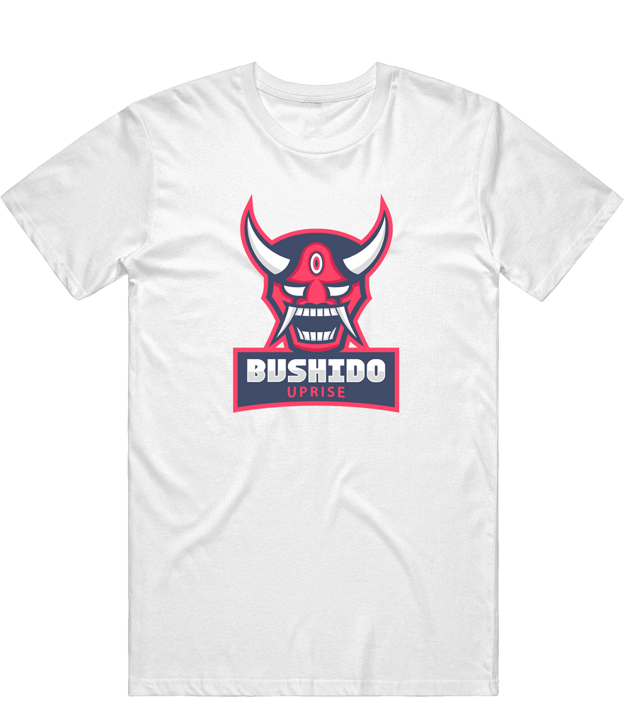 Bushido Uprise Logo Tee - White - ARMA - T-Shirt