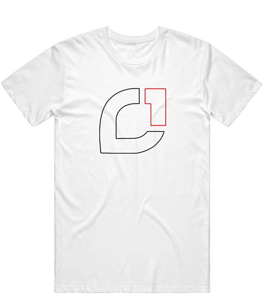 C1 Outline Tee - White - ARMA - T-Shirt