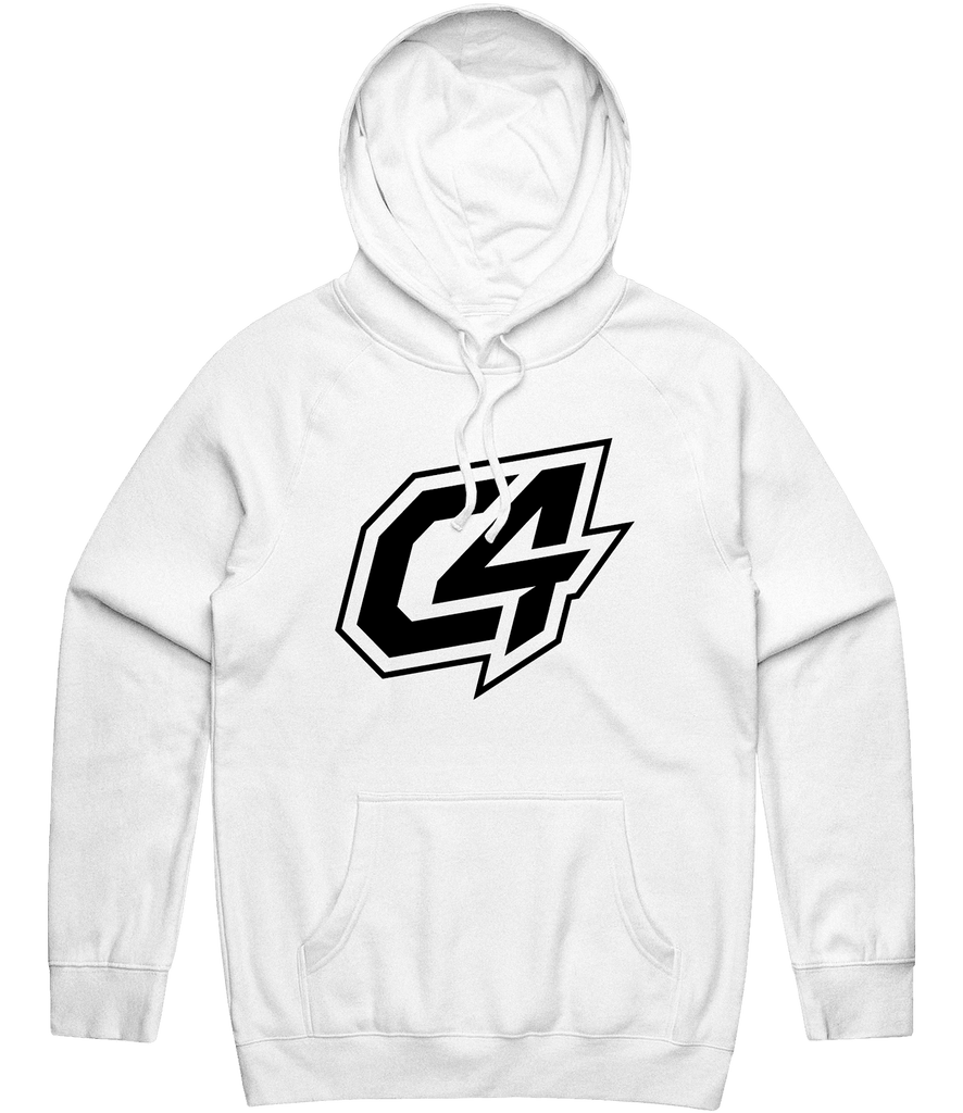 C4 Logo Hoodie - White - ARMA