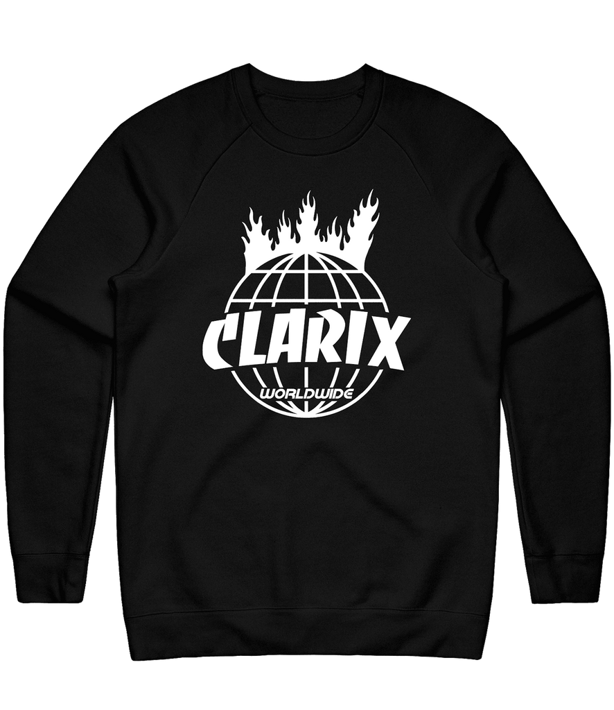 Clarix Globe Crewneck - Black - ARMA - Sweater