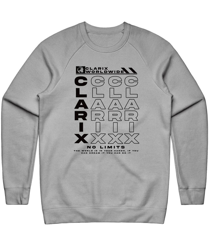 Clarix No Limits Crewneck - Grey - ARMA - Sweater